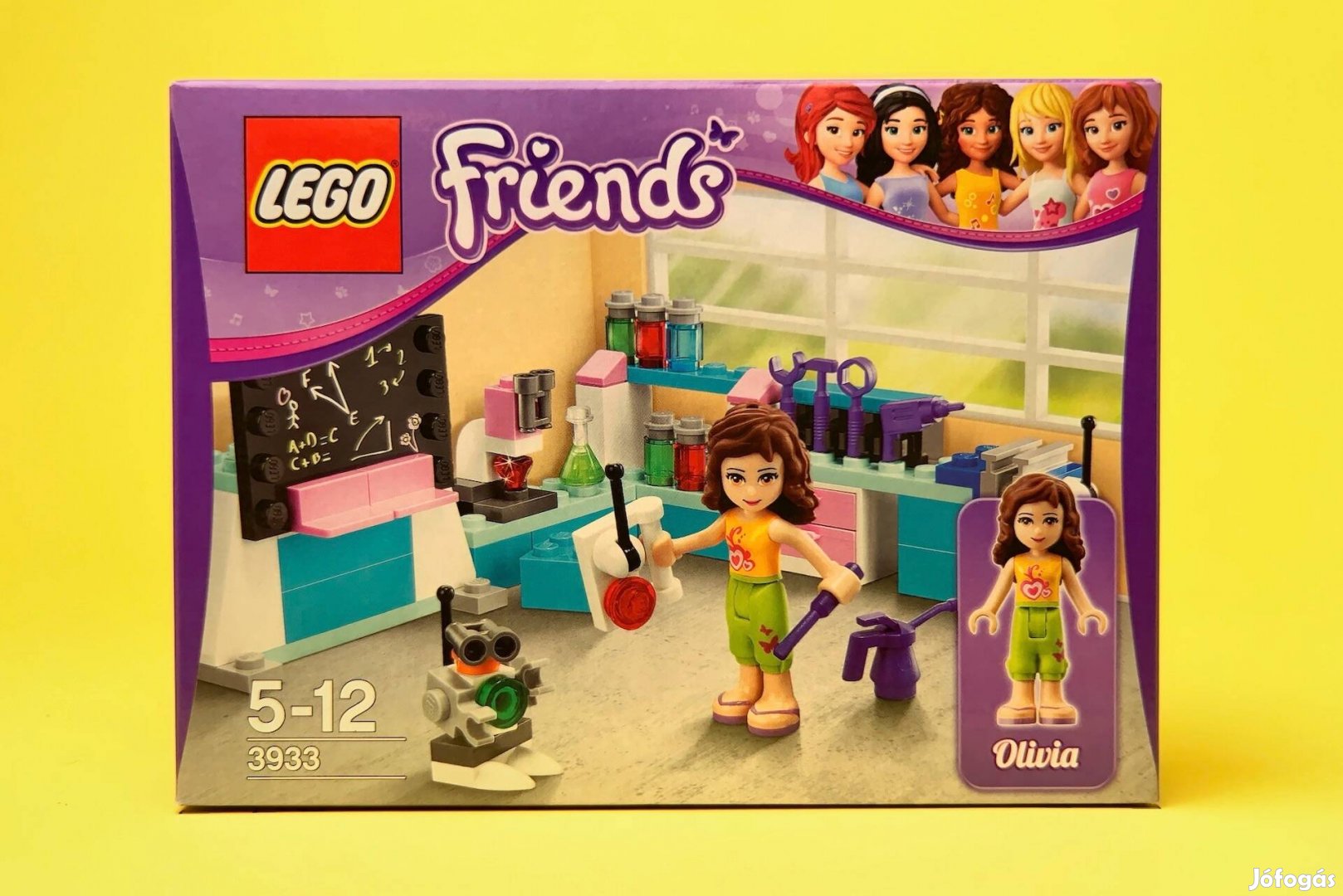 LEGO Friends 3933 Olivia's Invention Workshop, Új, Bontatlan