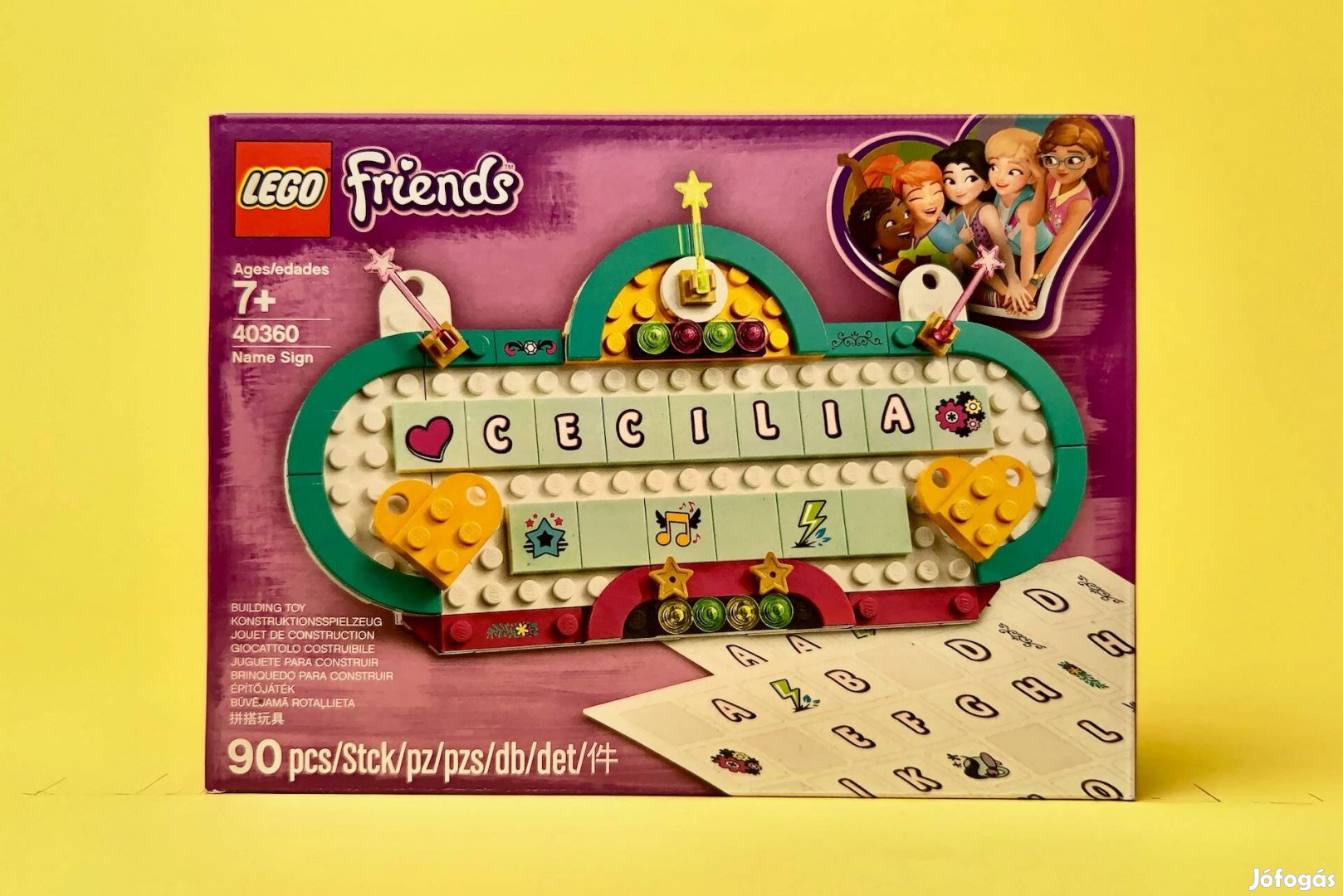 LEGO Friends 40360 Name Sign, Új, Bontatlan