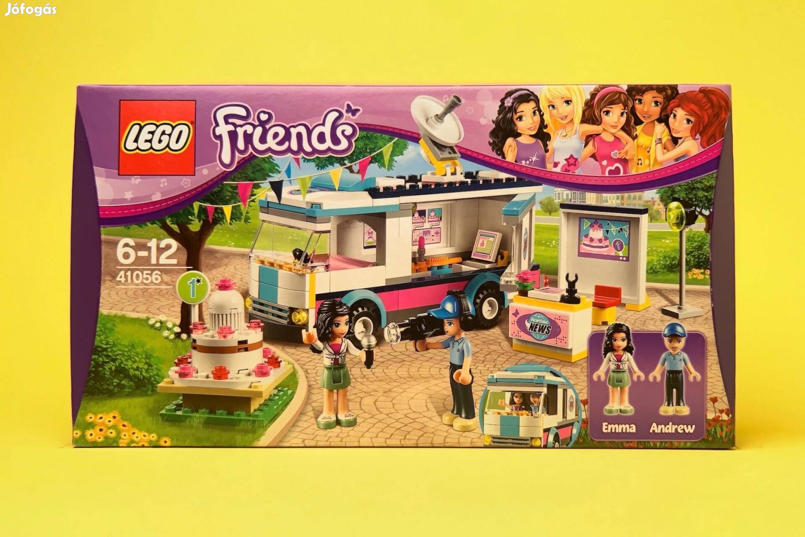 LEGO Friends 41056 Heartlake News Van, Új, Bontatlan