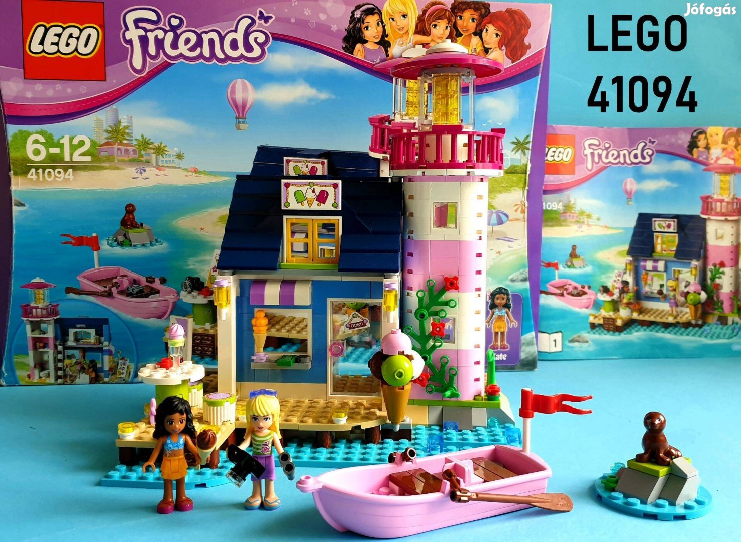 LEGO Friends 41094 Heartlake világítótorony (2015), doboz, útmutató