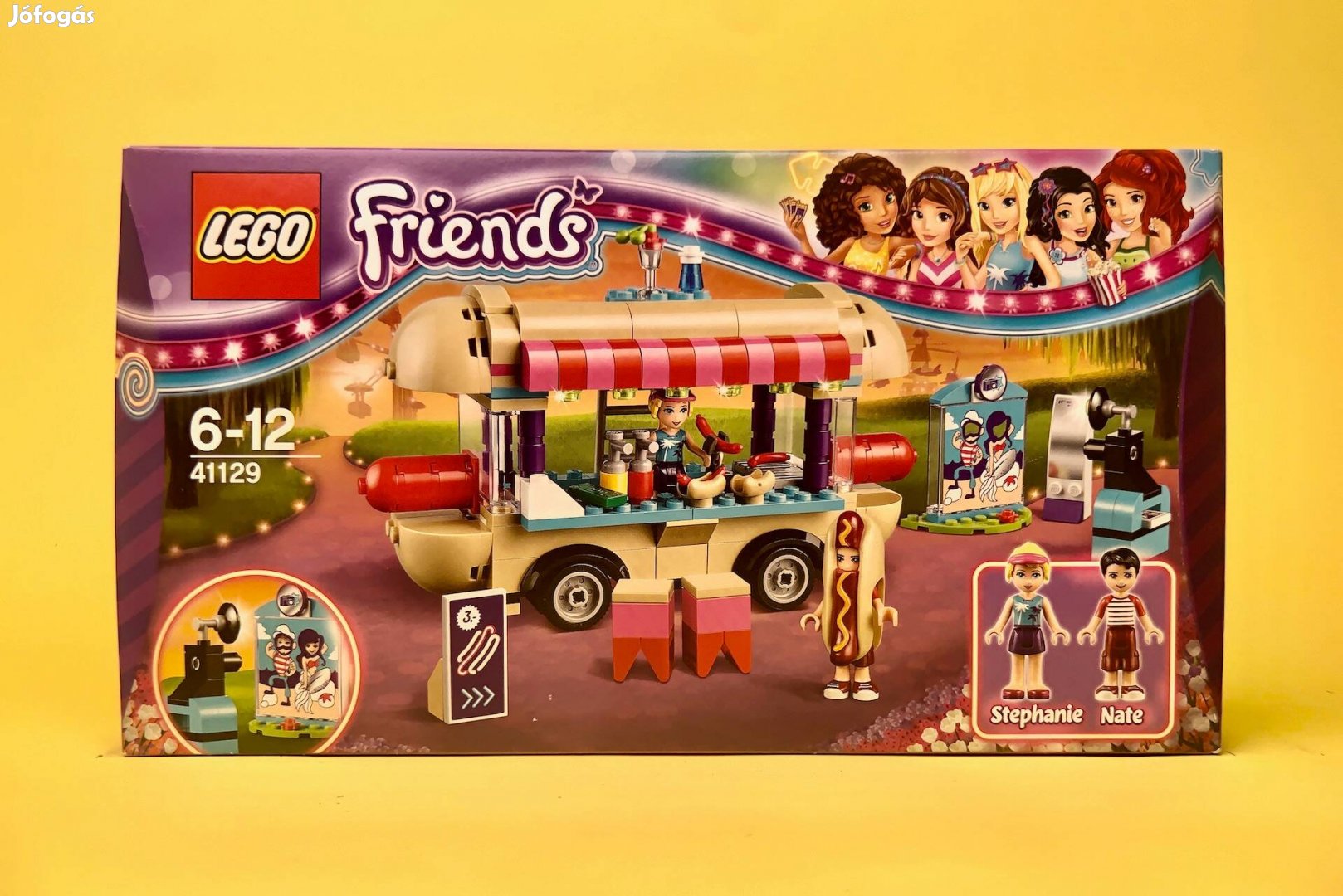LEGO Friends 41129 Amusement Park Hot Dog Van, Új, Bontatlan