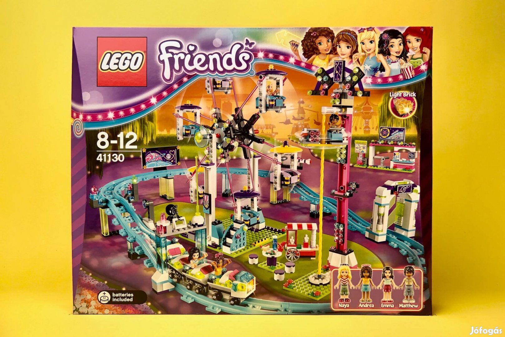 LEGO Friends 41130 Amusement Park Roller Coaster, Új, Bontatlan