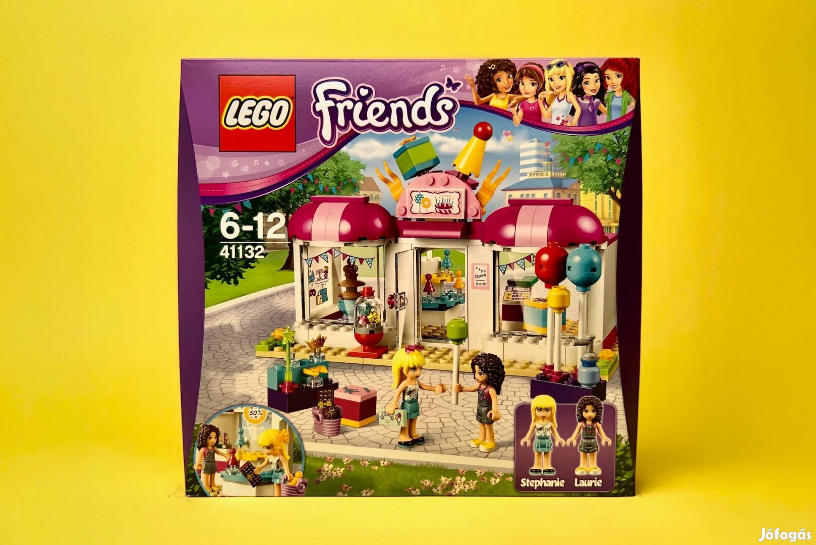 LEGO Friends 41132 Heartlake Party Shop, Új, Bontatlan