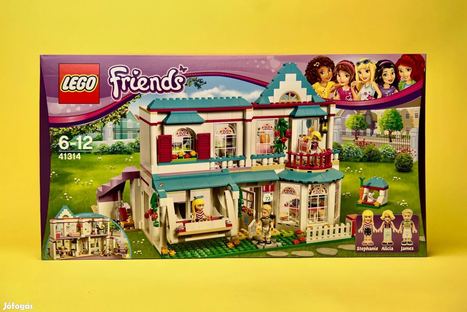 LEGO Friends 41314 Stephanie háza, Új, Bontatlan