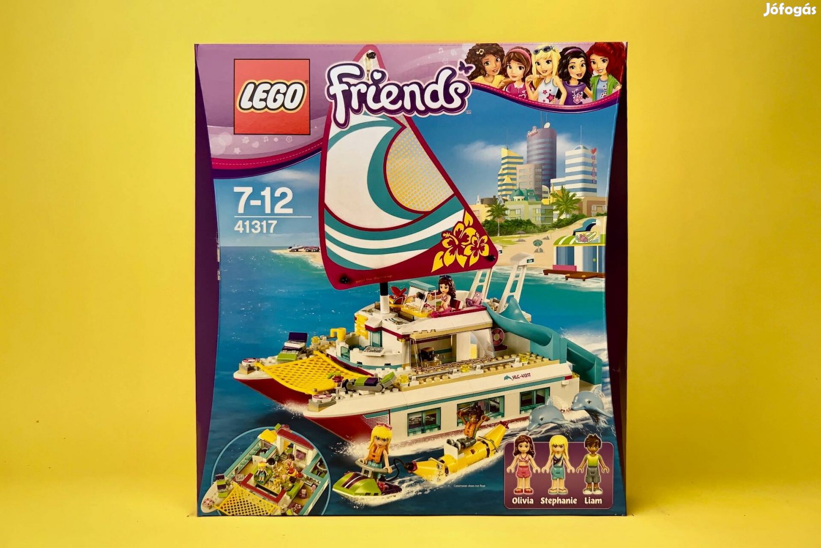 LEGO Friends 41317 Sunshine Catamaran, Uj, Bontatlan