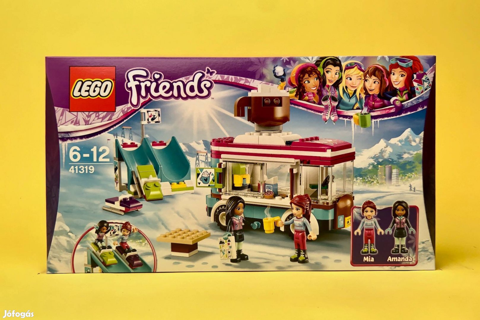 LEGO Friends 41319 Snow Resort Hot Chocolate Van, Uj, Bontatlan