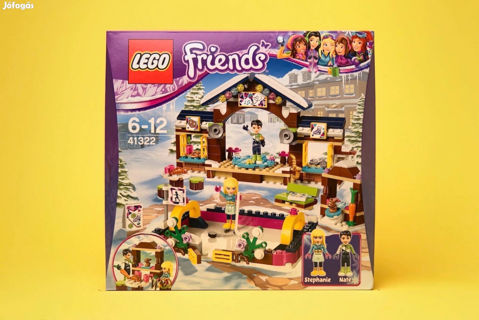 LEGO Friends 41322 Snow Resort Ice Rink, Uj, Bontatlan