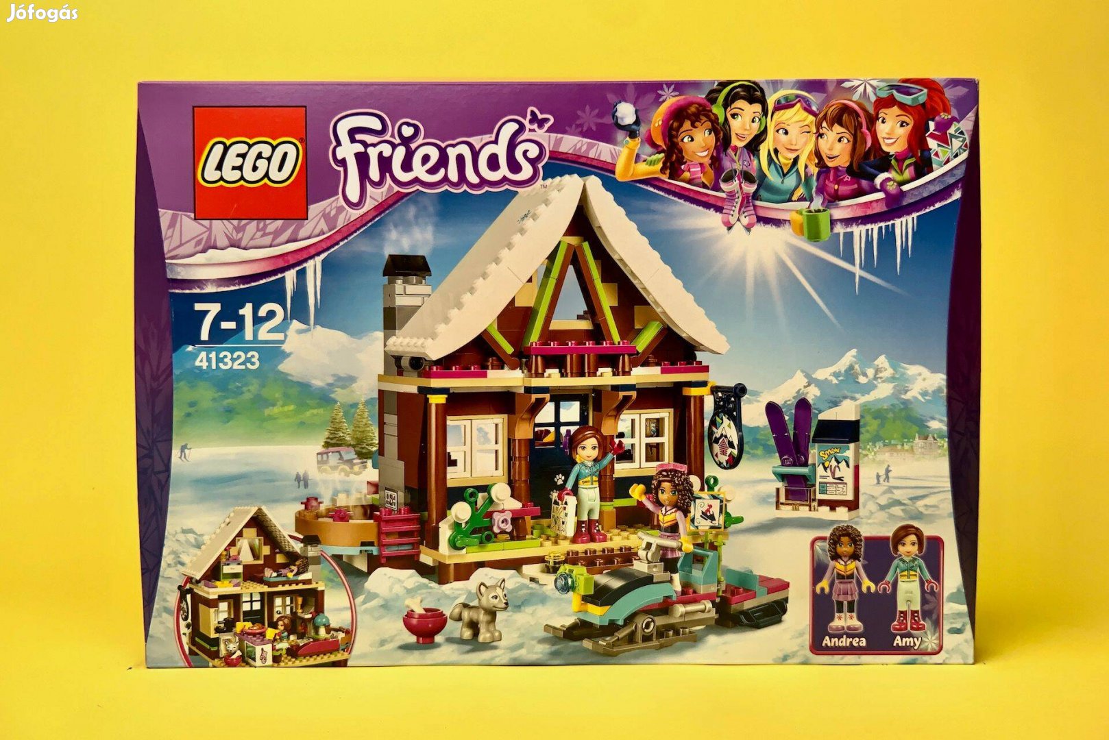 LEGO Friends 41323 Snow Resort Chalet, Új, Bontatlan