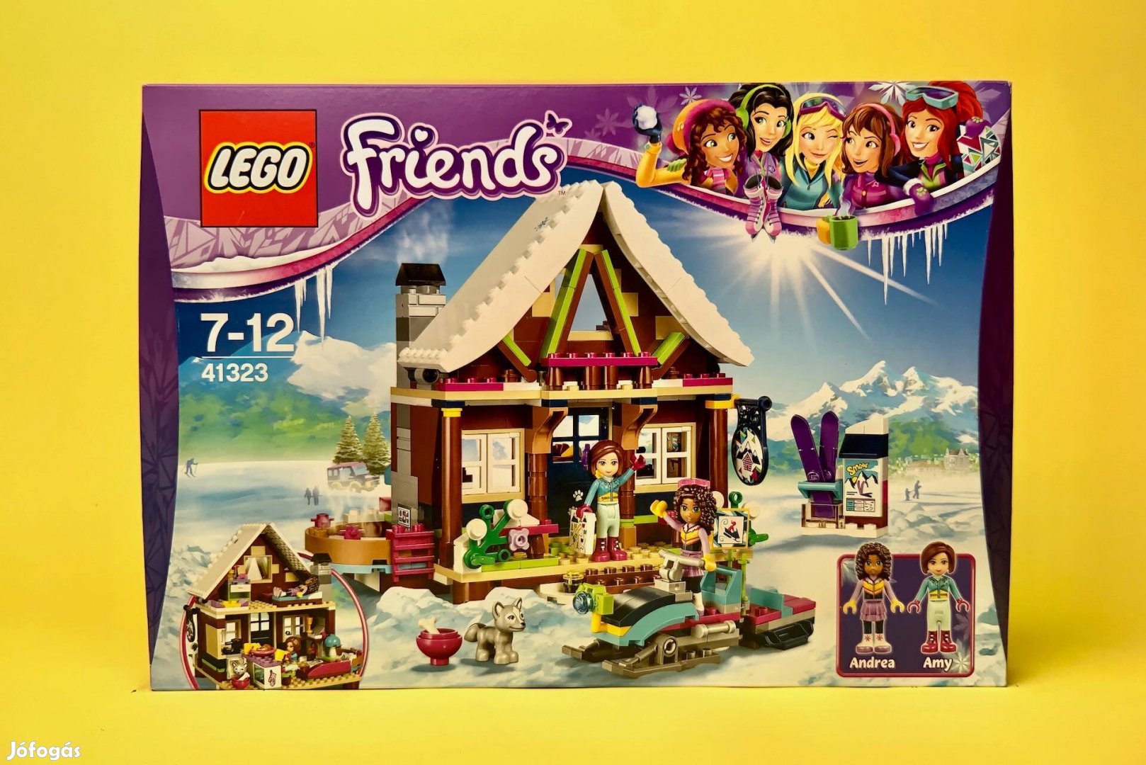 LEGO Friends 41323 Snow Resort Chalet, Új, Bontatlan