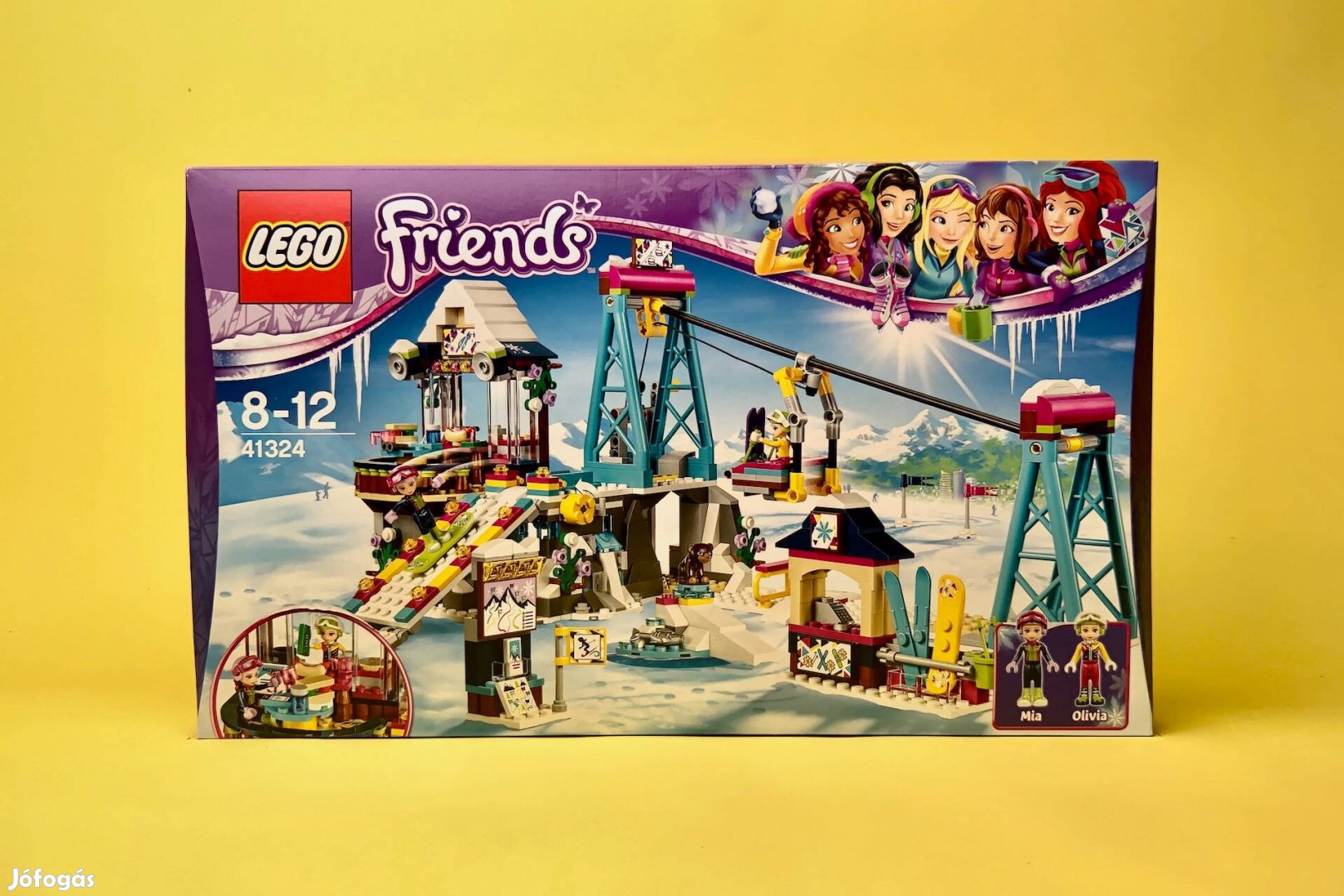 LEGO Friends 41324 Sífelvonó a havas üdülőhelyen, Uj, Bontatlan