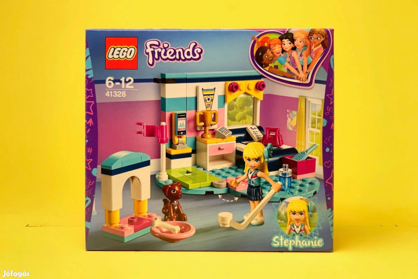 LEGO Friends 41328 Stephanie's Bedroom, Uj, Bontatlan