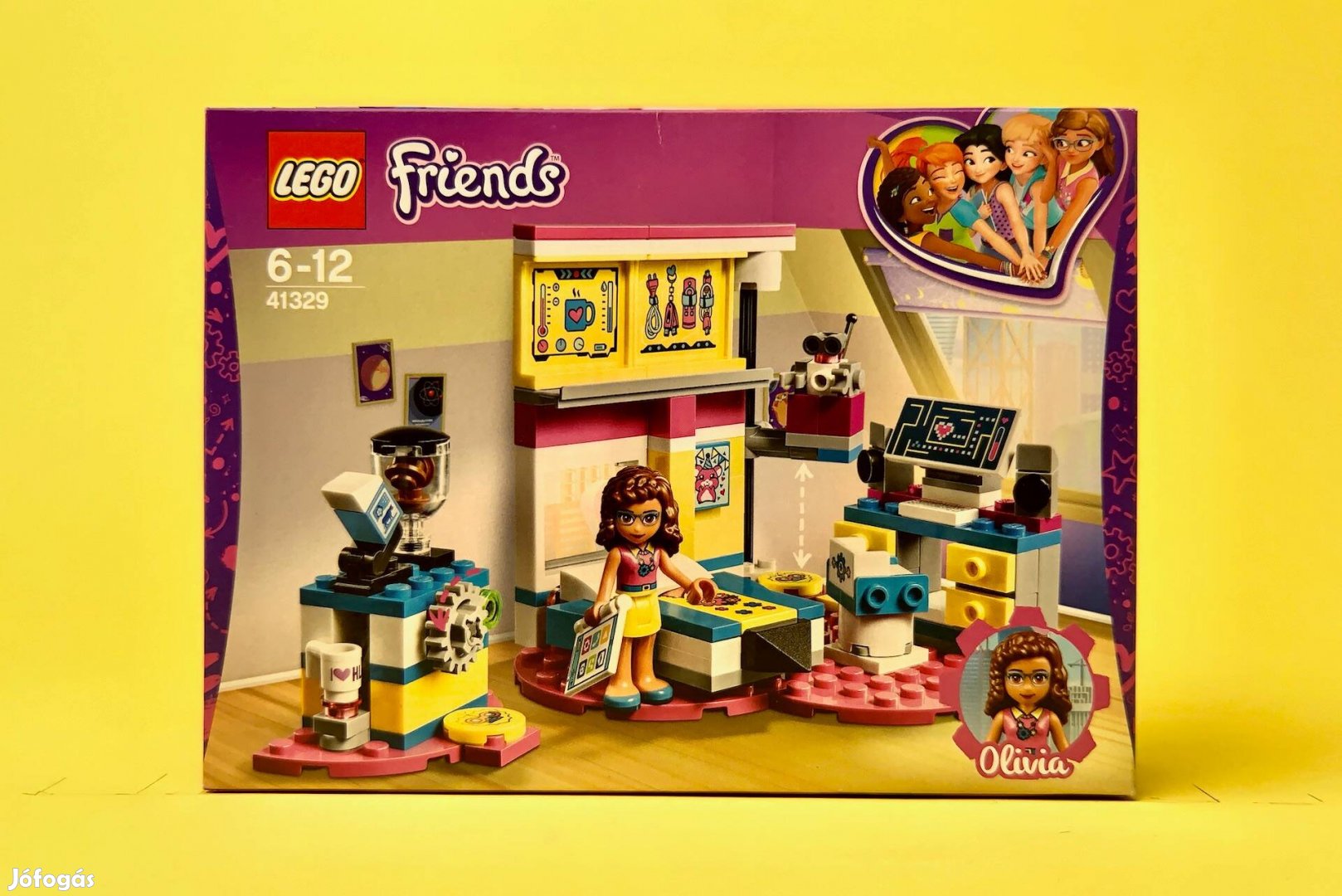 LEGO Friends 41329 Olvia's Deluxe Bedroom, Új, Bontatlan
