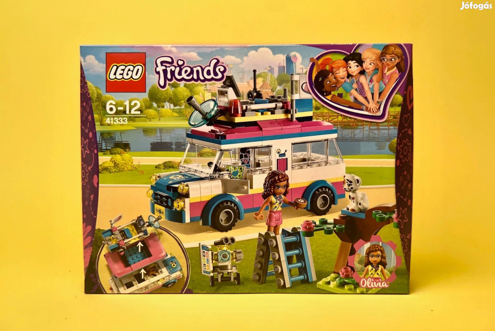 LEGO Friends 41333 Olivia's Mission Vehicle, Uj, Bontatlan
