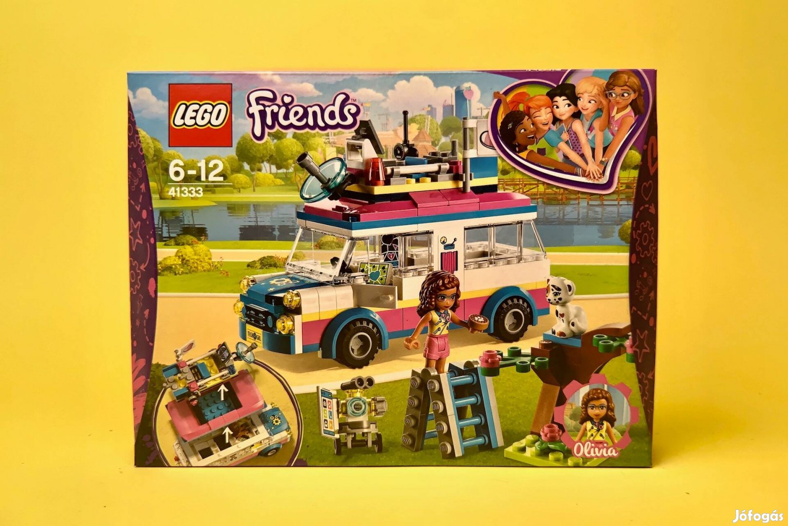 LEGO Friends 41333 Olivia's Mission Vehicle, Uj, Bontatlan