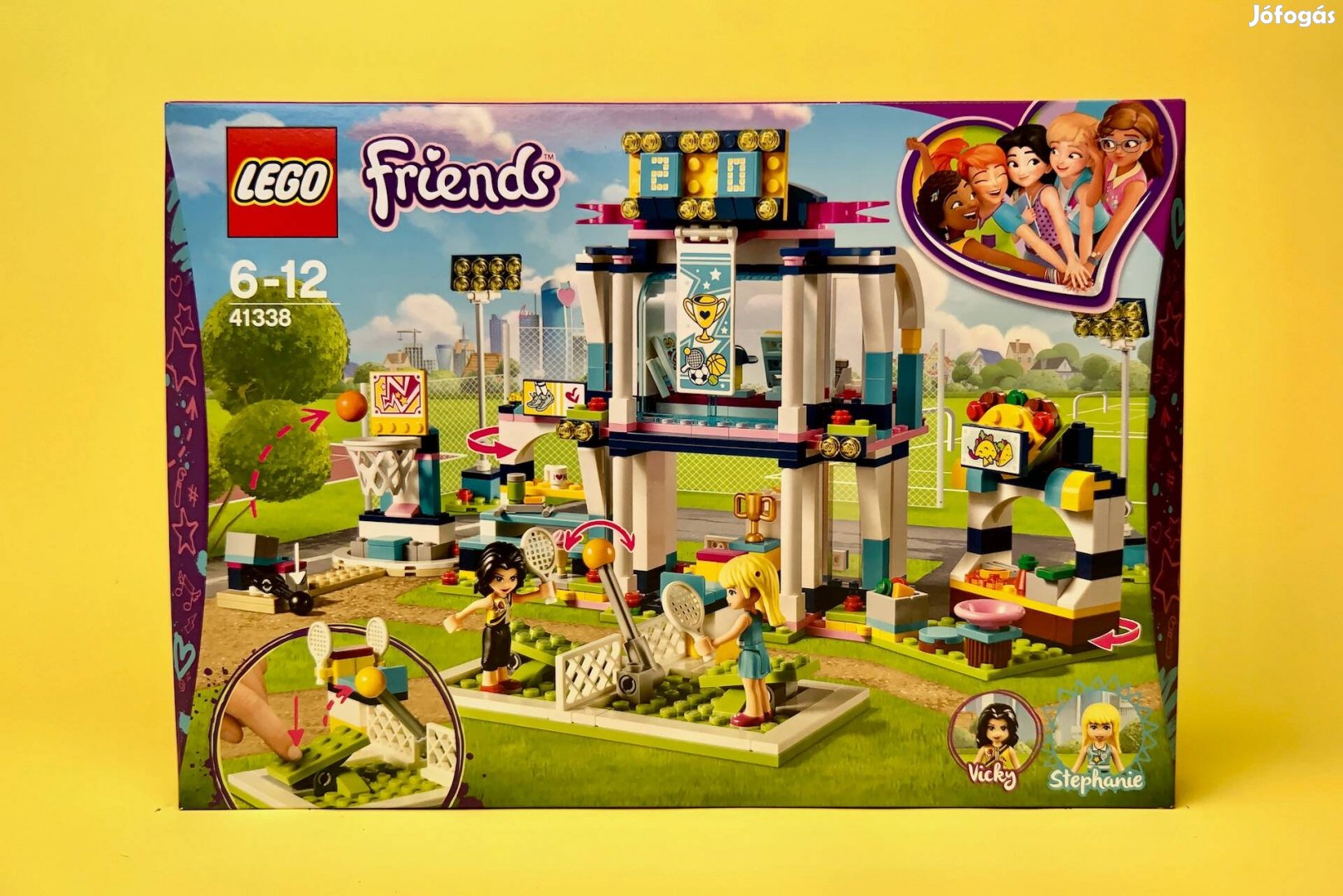 LEGO Friends 41338 Stephanie's Sports Arena, Uj, Bontatlan