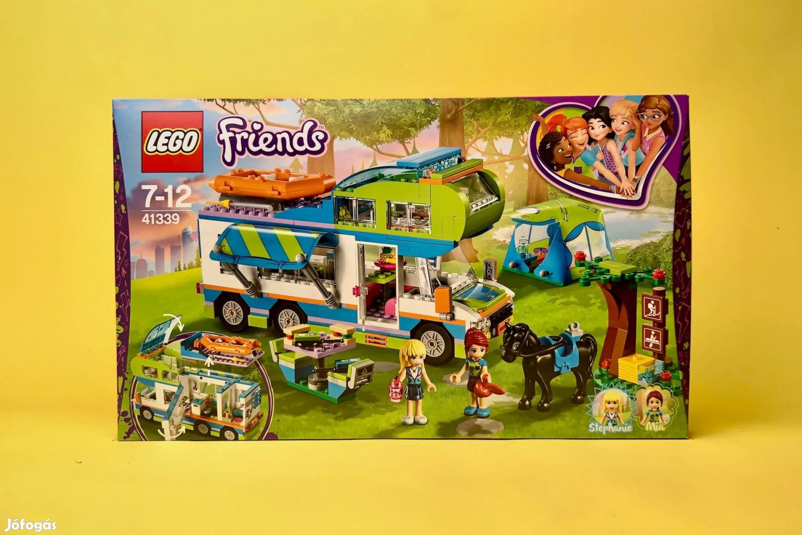 LEGO Friends 41339 Mia's Camper Van, Uj, Bontatlan