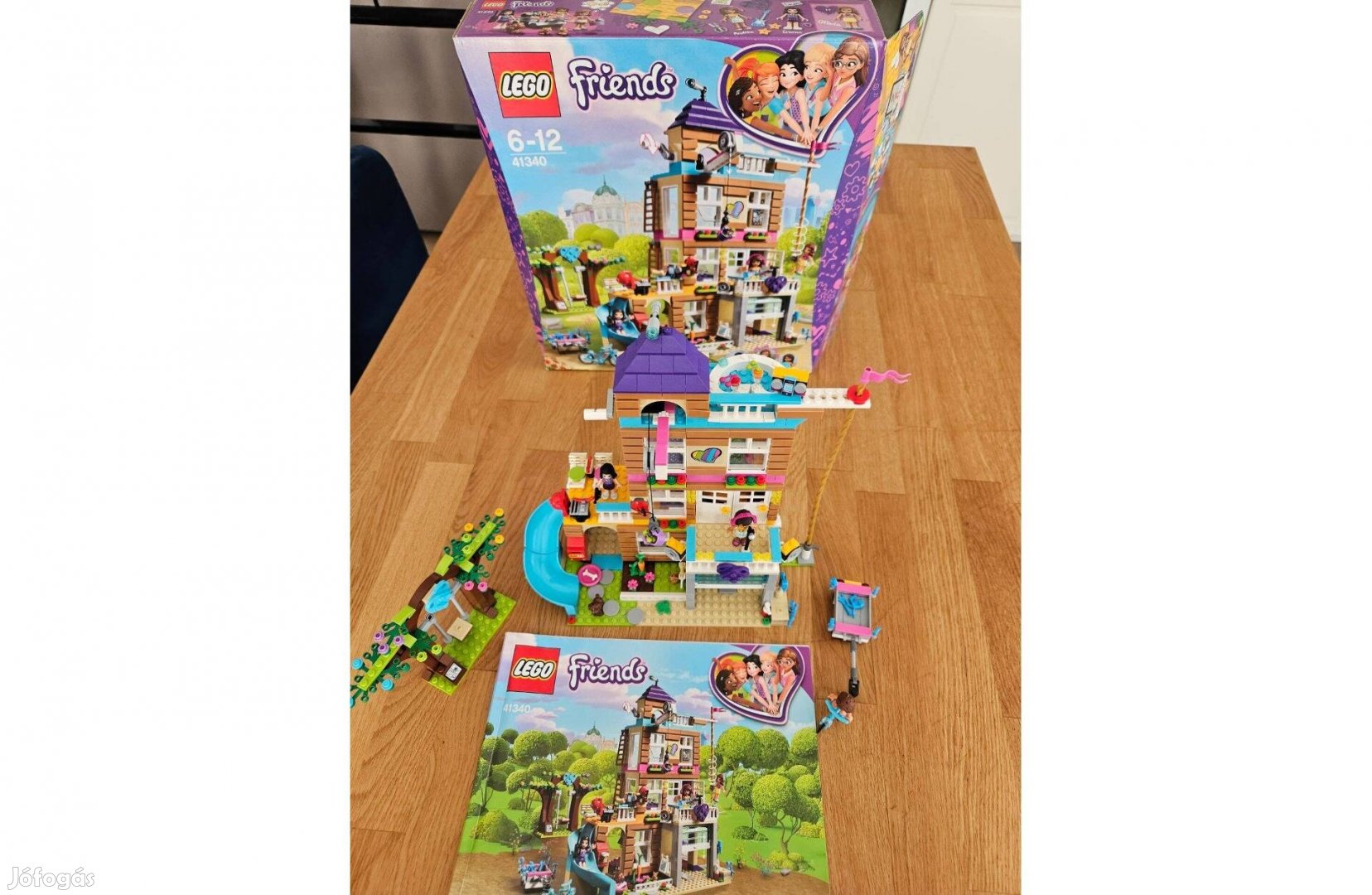 LEGO Friends 41340 Barátság Ház Hiánytalan, dobozzal, utasítással