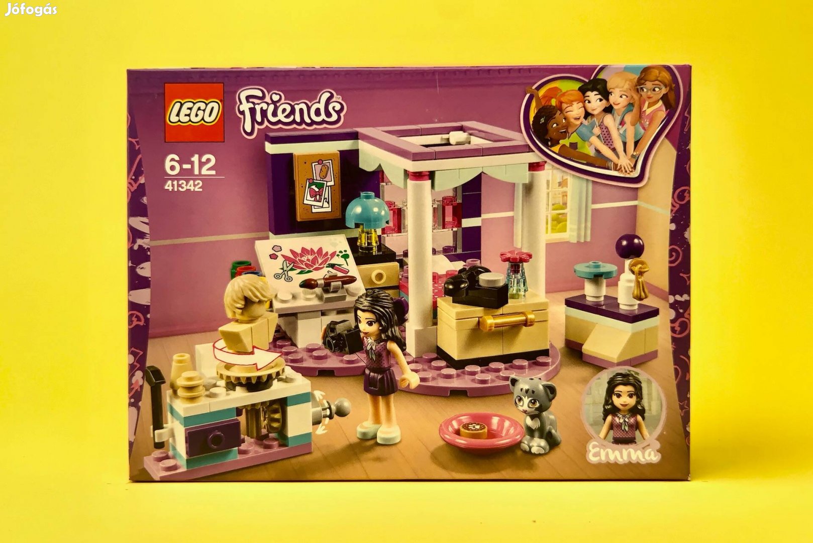 LEGO Friends 41342 Emma's Deluxe Bedroom, Új, Bontatlan
