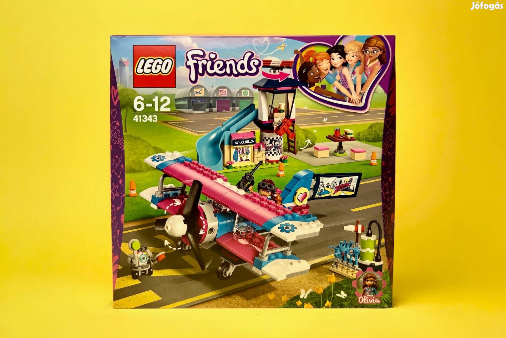 LEGO Friends 41343 Heartlake City Airplane Tour, Új, Bontatlan