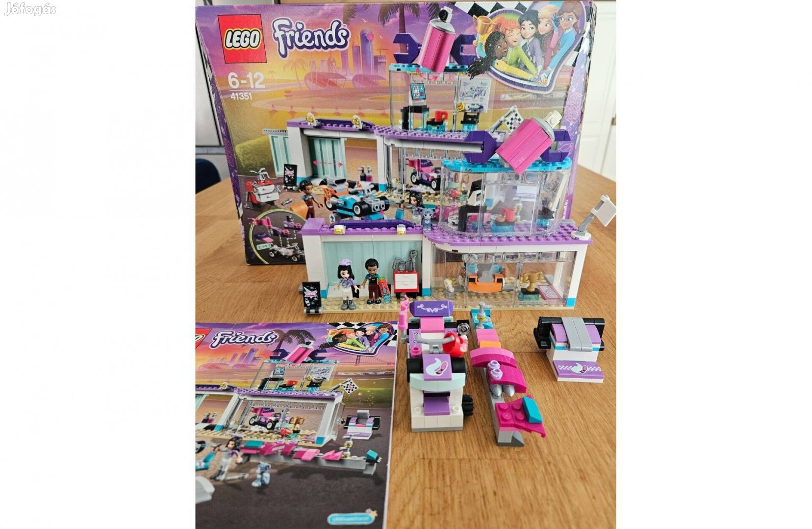 LEGO Friends 41351 Kreatív Tunningüzlet, Hiánytalan, doboz és útmutató