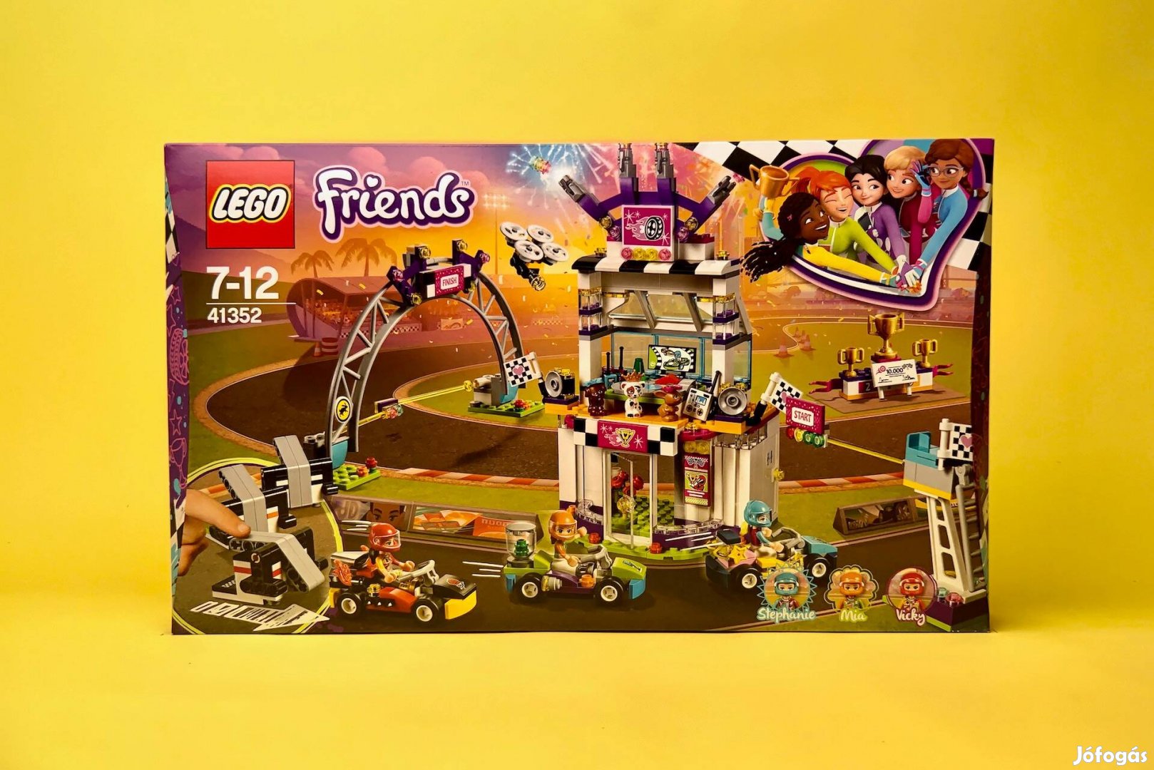 LEGO Friends 41352 The Big Race Day, Új, Bontatlan