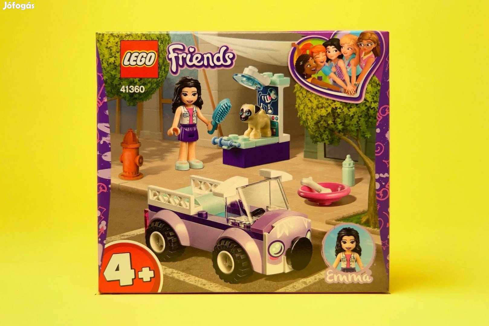 LEGO Friends 41360 Emma's Mobile Vet Clinic, Új, Bontatlan