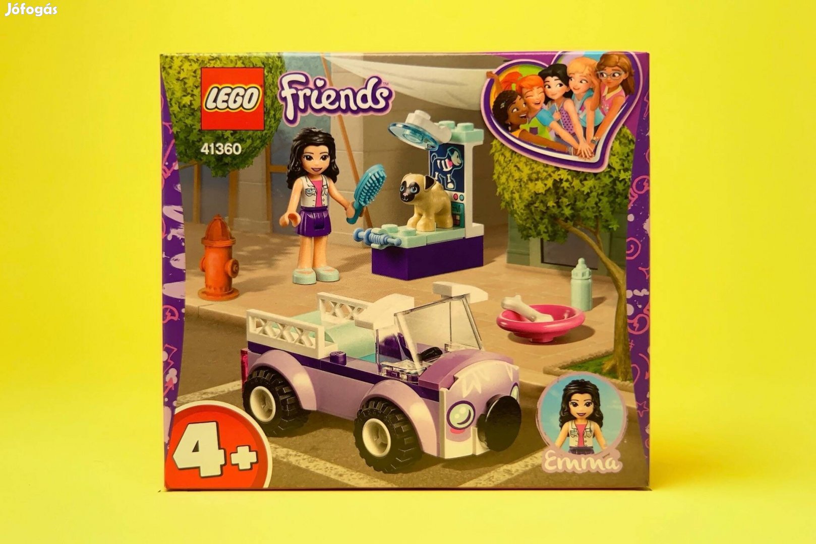 LEGO Friends 41360 Emma's Mobile Vet Clinic, Új, Bontatlan