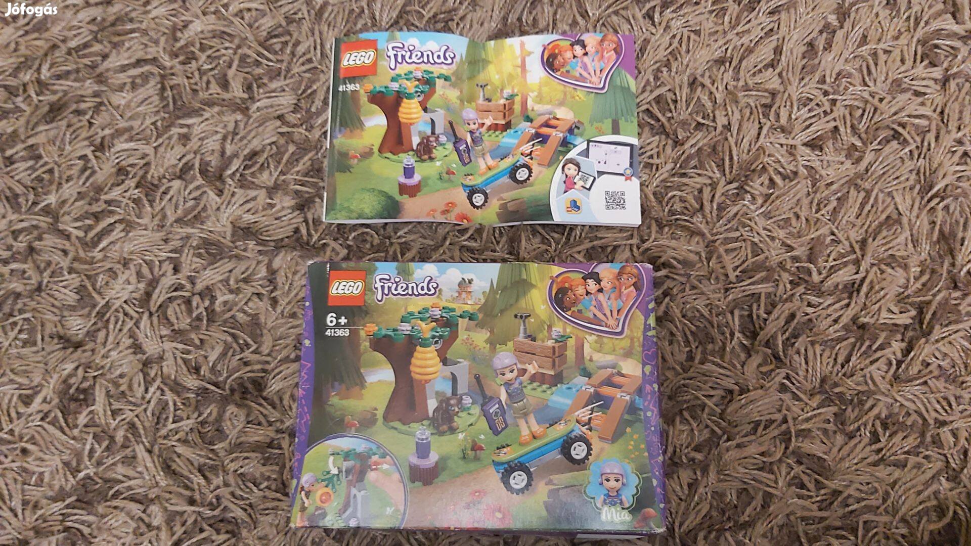 LEGO Friends 41363 Mia erdei kalandja dobozzal szép állapot