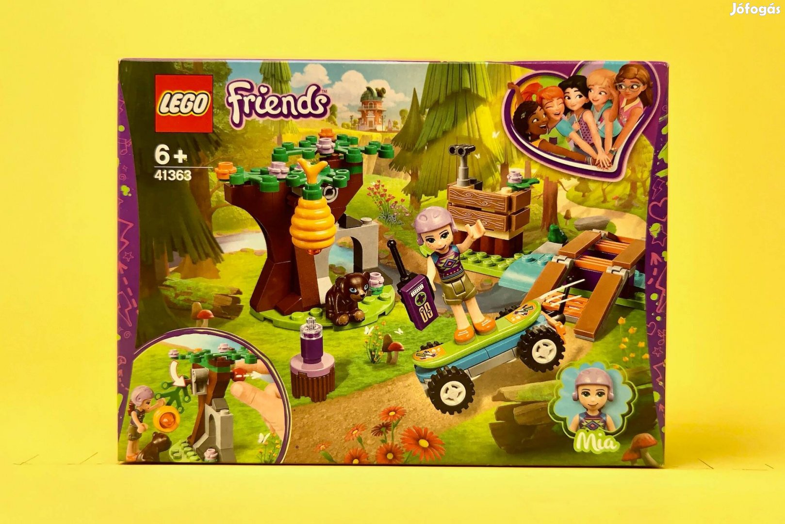 LEGO Friends 41363 Mia's Forest Adventure, Új, Bontatlan