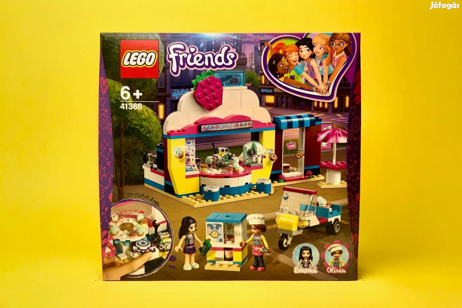 LEGO Friends 41366 Olivia's Cupcake Cafe, Uj, Bontatlan