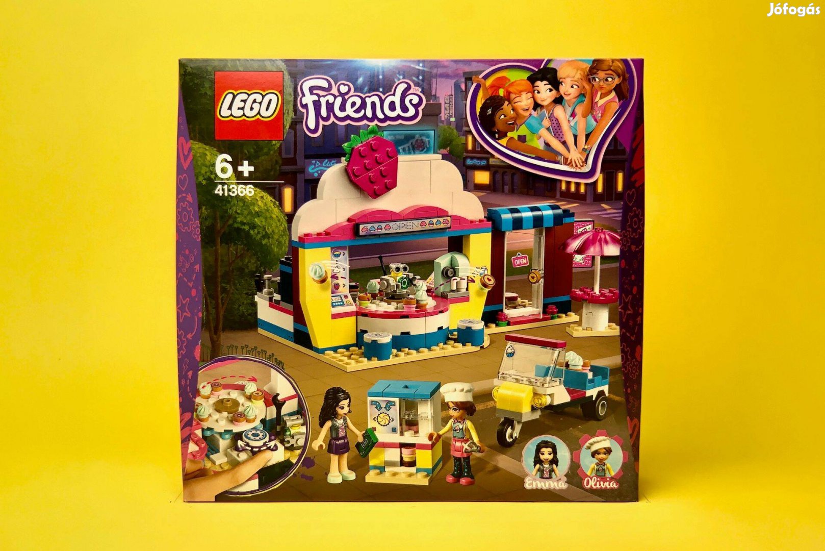LEGO Friends 41366 Olivia's Cupcake Cafe, Új, Bontatlan