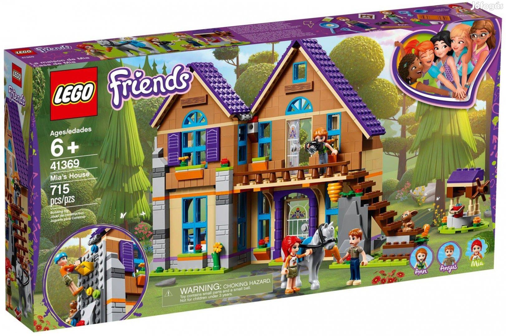 LEGO Friends 41369 Mia's House bontatlan, új