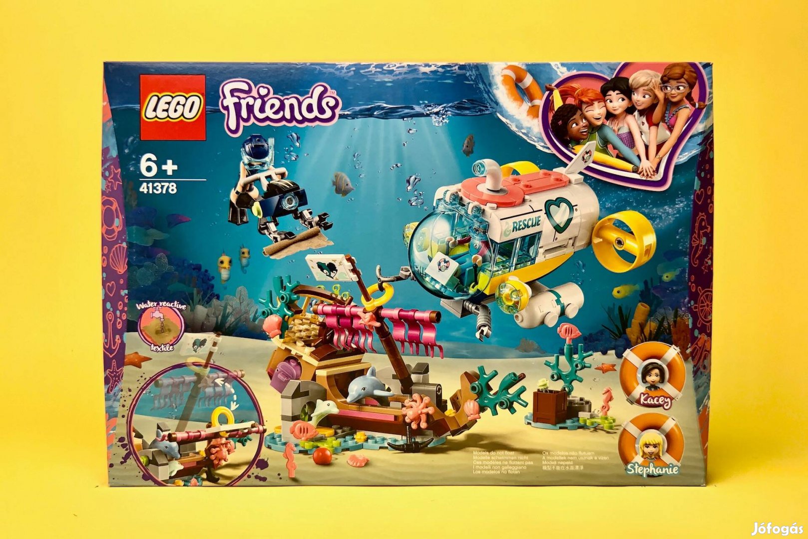LEGO Friends 41378 Dolphins Rescue Mission, Új, Bontatlan