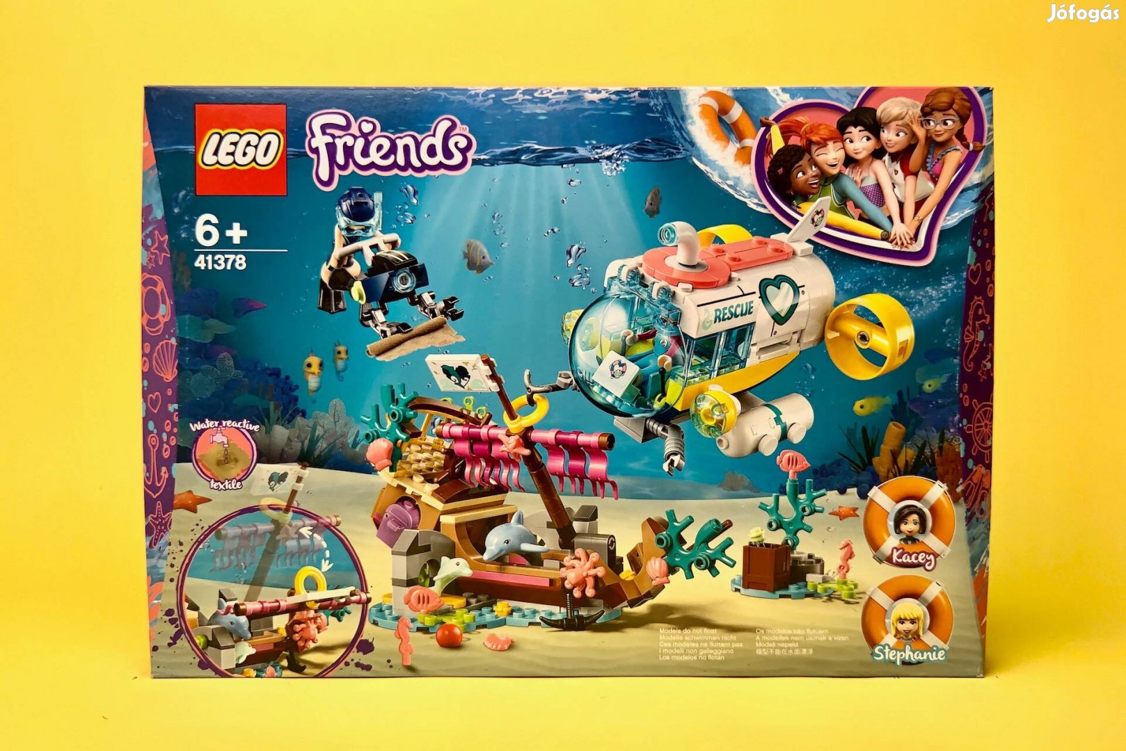 LEGO Friends 41378 Dolphins Rescue Mission, Uj, Bontatlan
