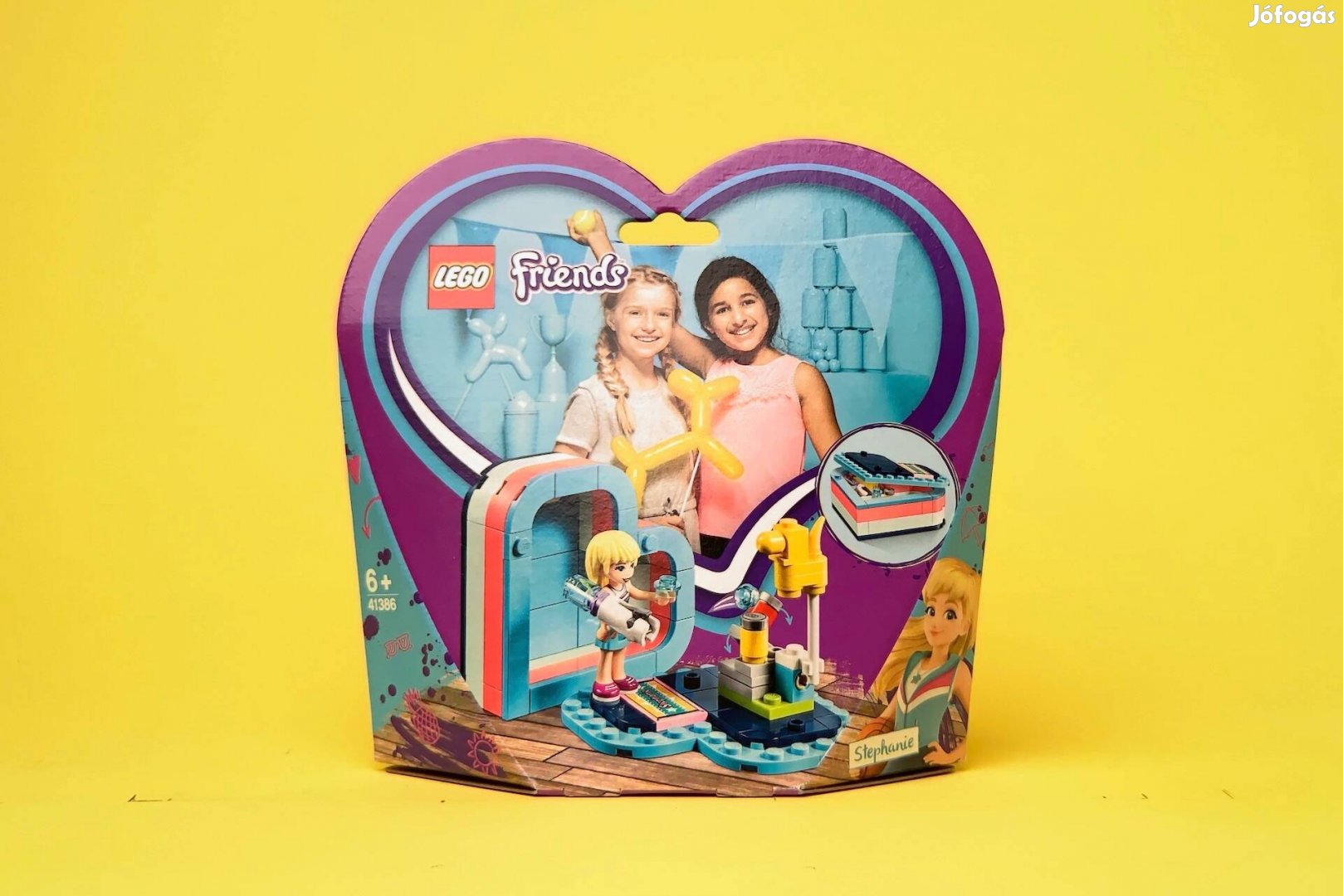 LEGO Friends 41386 Stephanie's Summer Heart Box, Új, Bontatlan