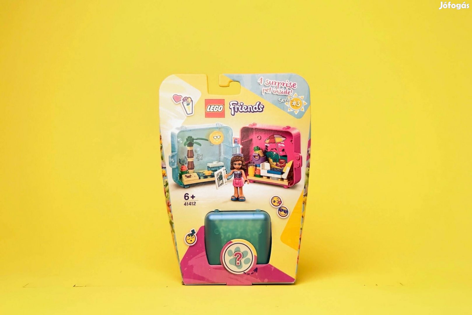 LEGO Friends 41412 Olivia's Summer Play Cube, Új, Bontatlan