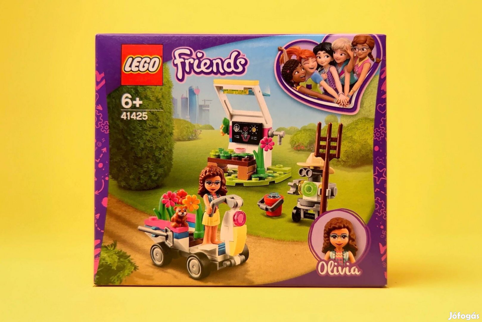 LEGO Friends 41425 Olivia's Flower Garden, Új, Bontatlan