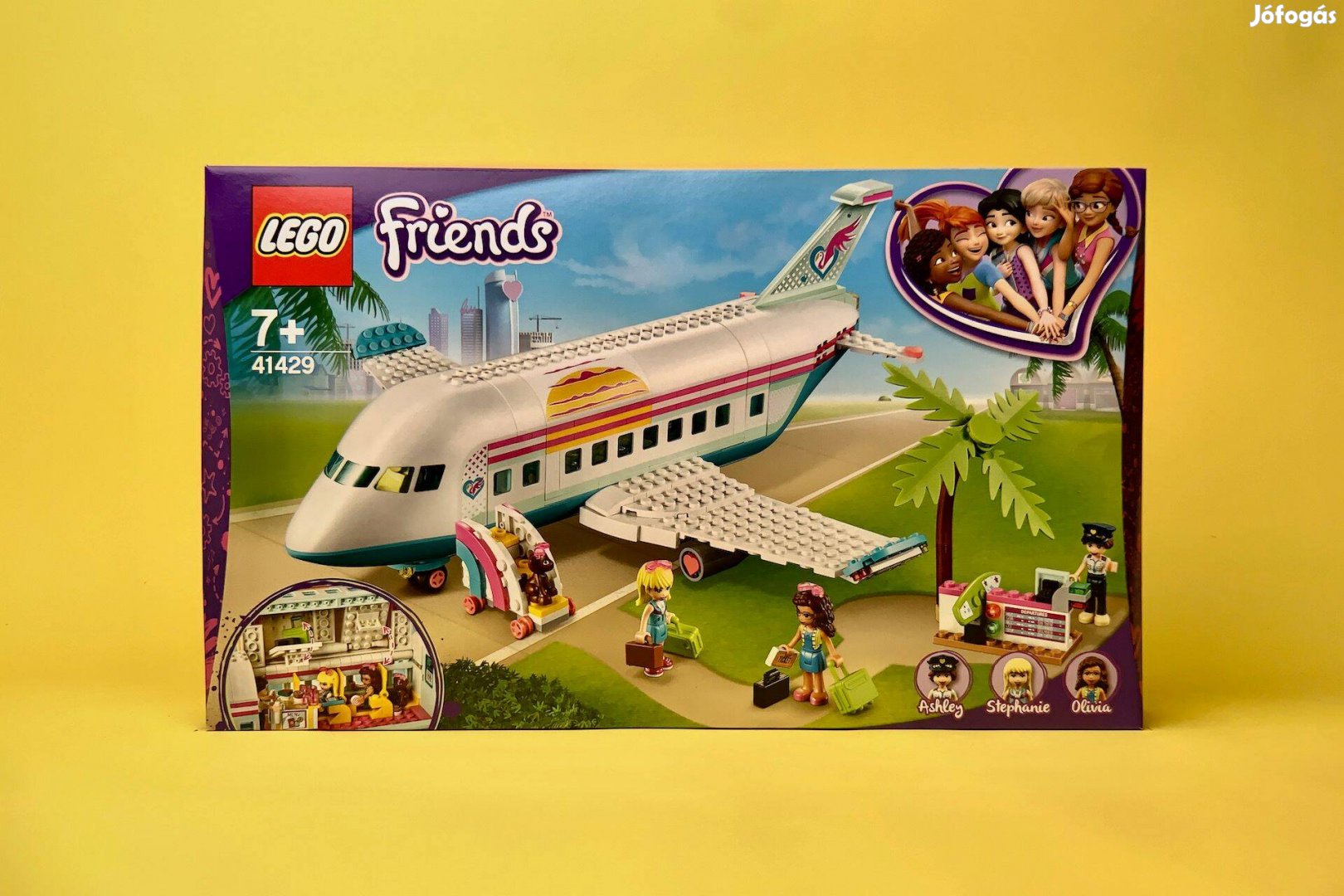 LEGO Friends 41429 Heartlake City Airplane, Új, Bontatlan