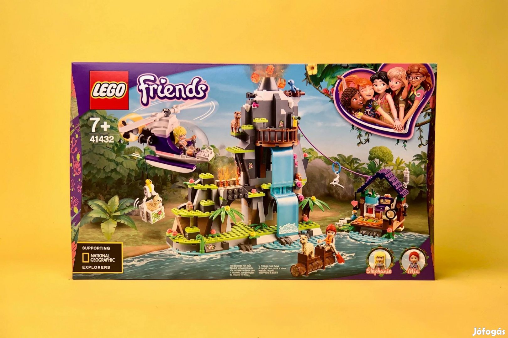 LEGO Friends 41432 Alpaca Mountain Jungle Rescue, Uj, Bontatlan