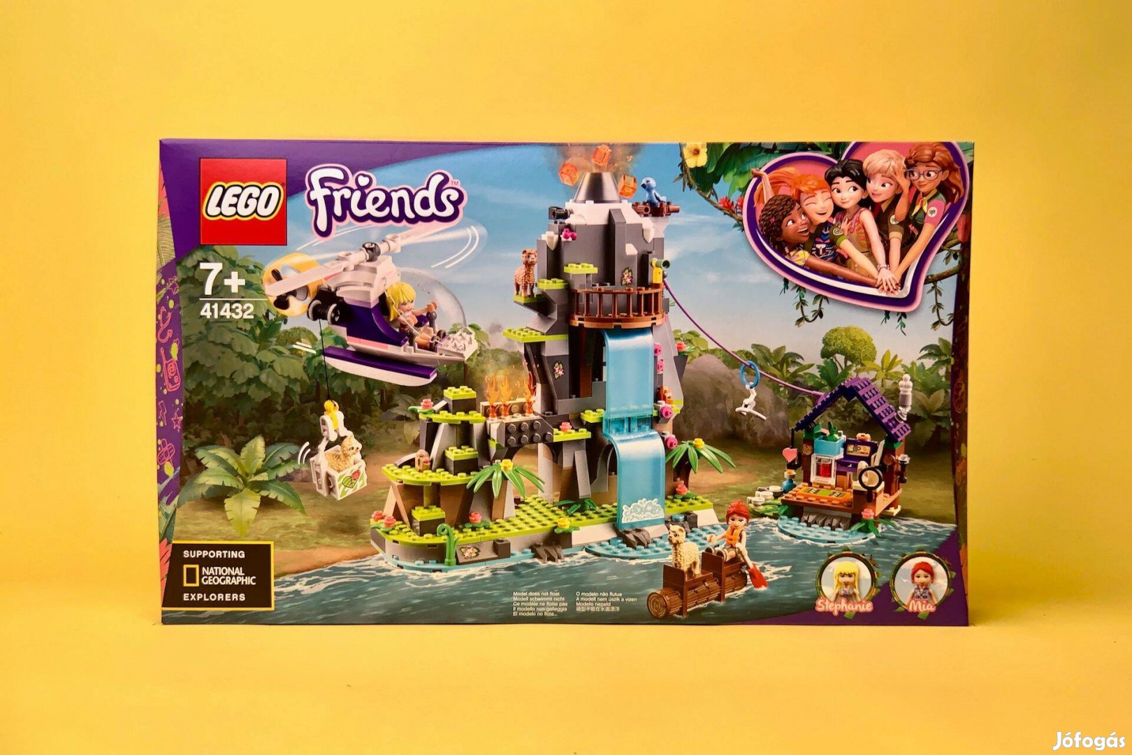 LEGO Friends 41432 Alpaca Mountain Jungle Rescue, Új, Bontatlan