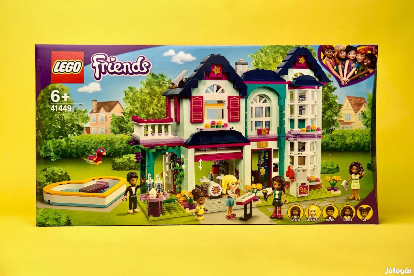 LEGO Friends 41449 Andrea's Family House, Új, Bontatlan