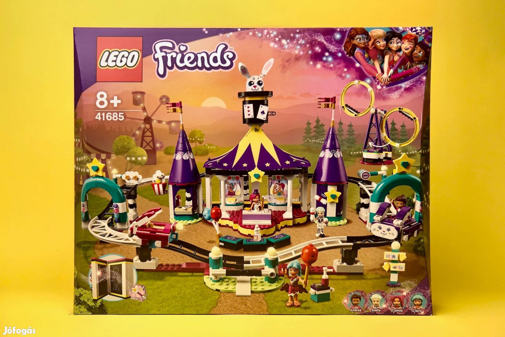 LEGO Friends 41685 Magical Funfair Roller Coaster, Új, Bontatlan