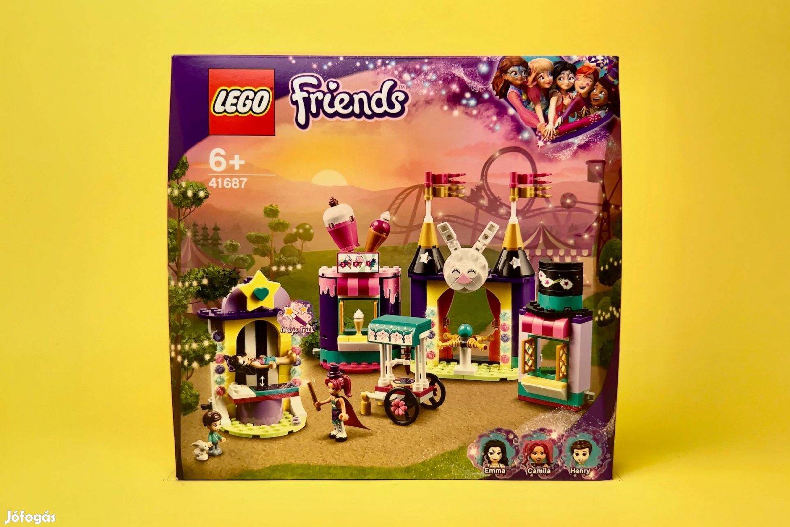 LEGO Friends 41687 Magical Funfair Stalls, Új, Bontatlan