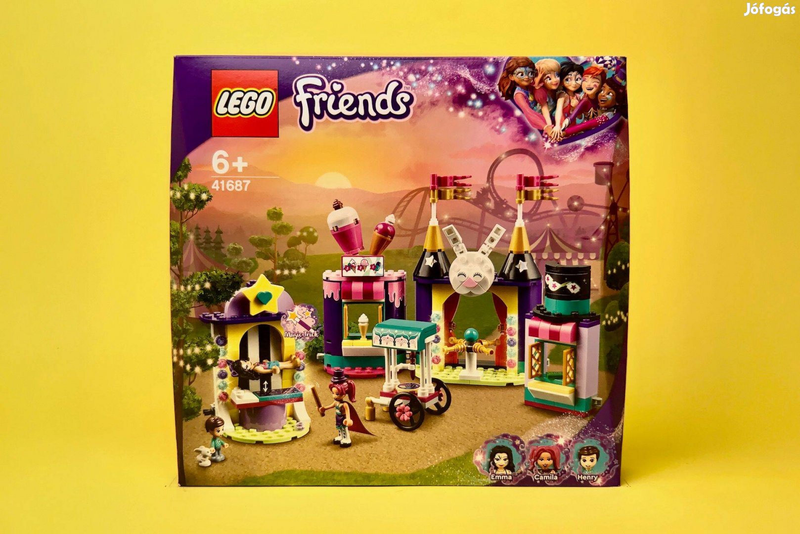 LEGO Friends 41687 Magical Funfair Stalls, Új, Bontatlan