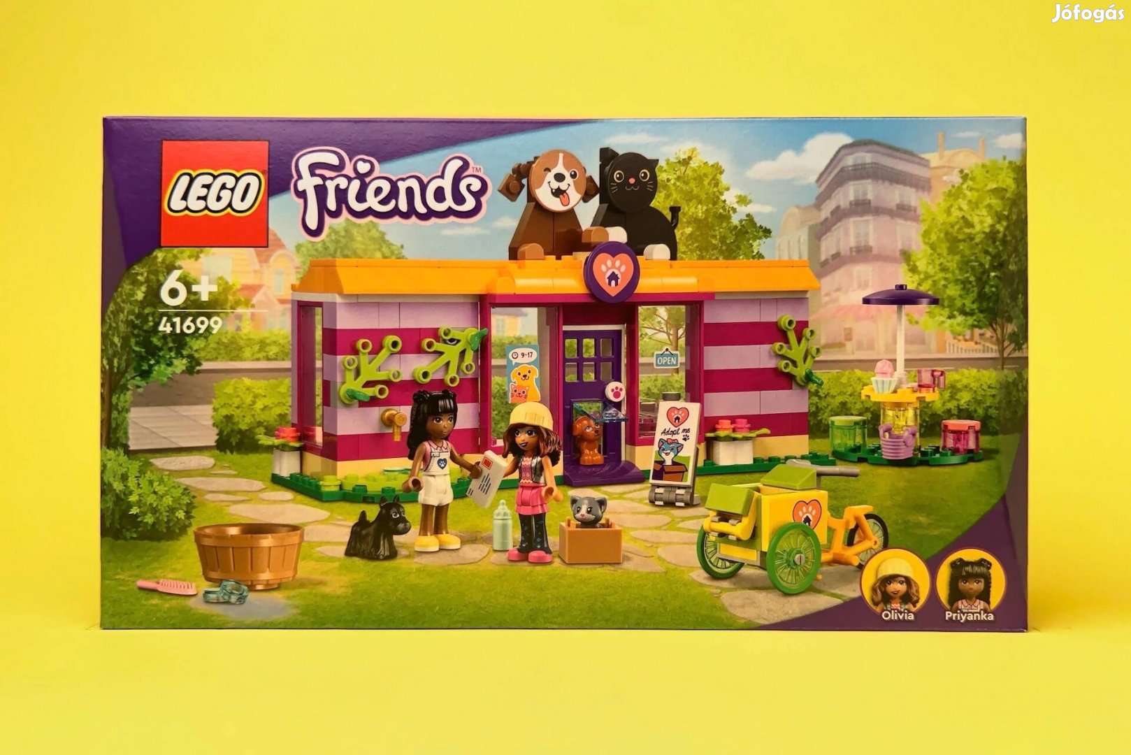 LEGO Friends 41699 Pet Adoption Café, Új, Bontatlan