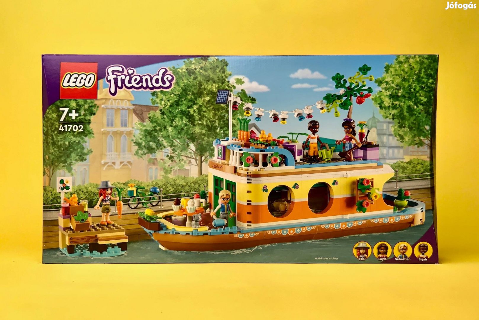 LEGO Friends 41702 Canal Houseboat, Új, Bontatlan