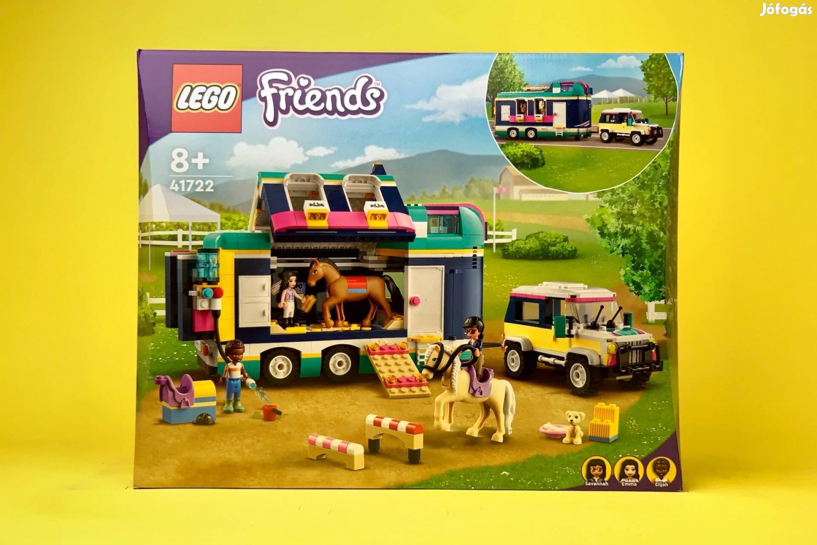 LEGO Friends 41722 Horse Show Trailer, Új, Bontatlan
