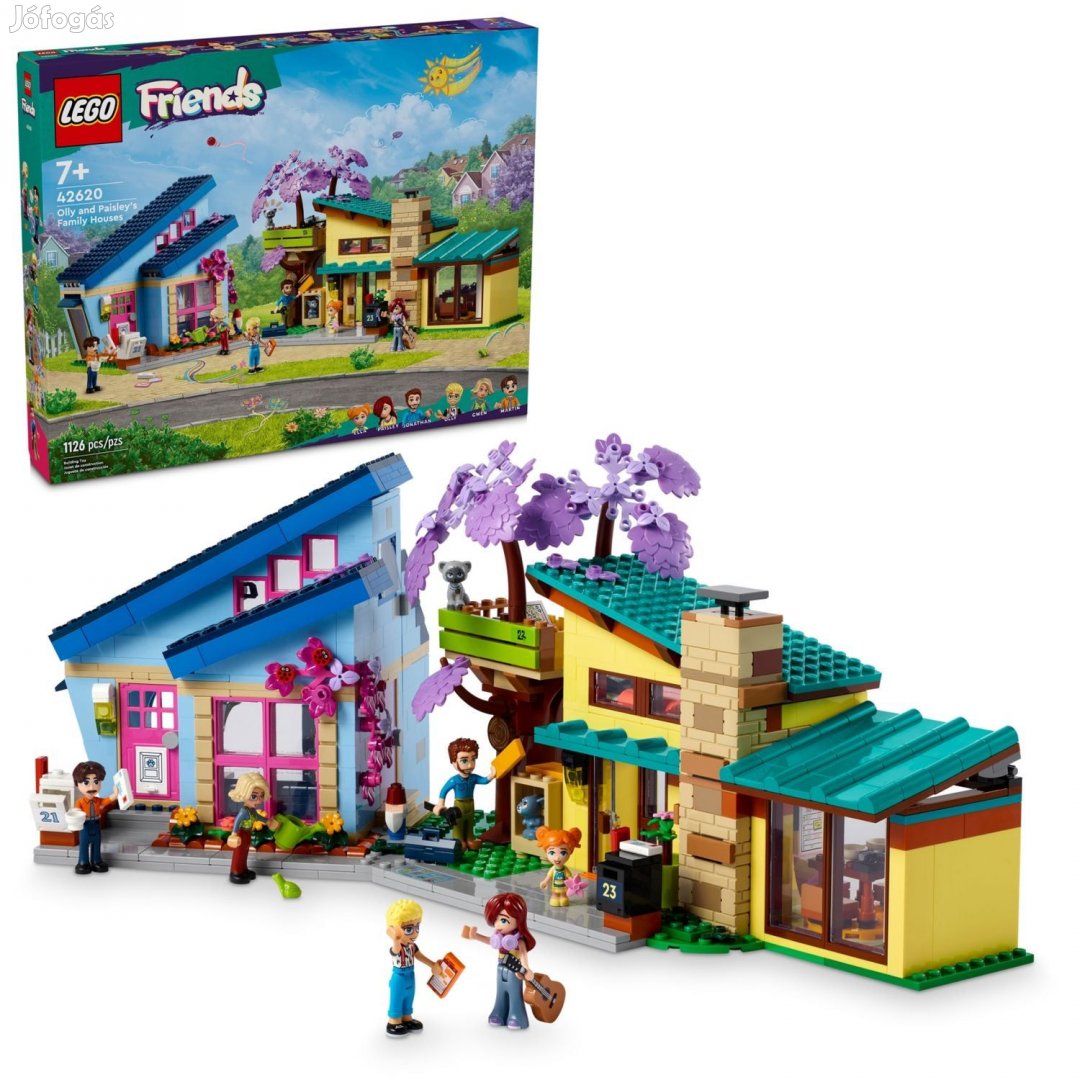 LEGO Friends 42620 Olly és Paisley családi házai - 42620