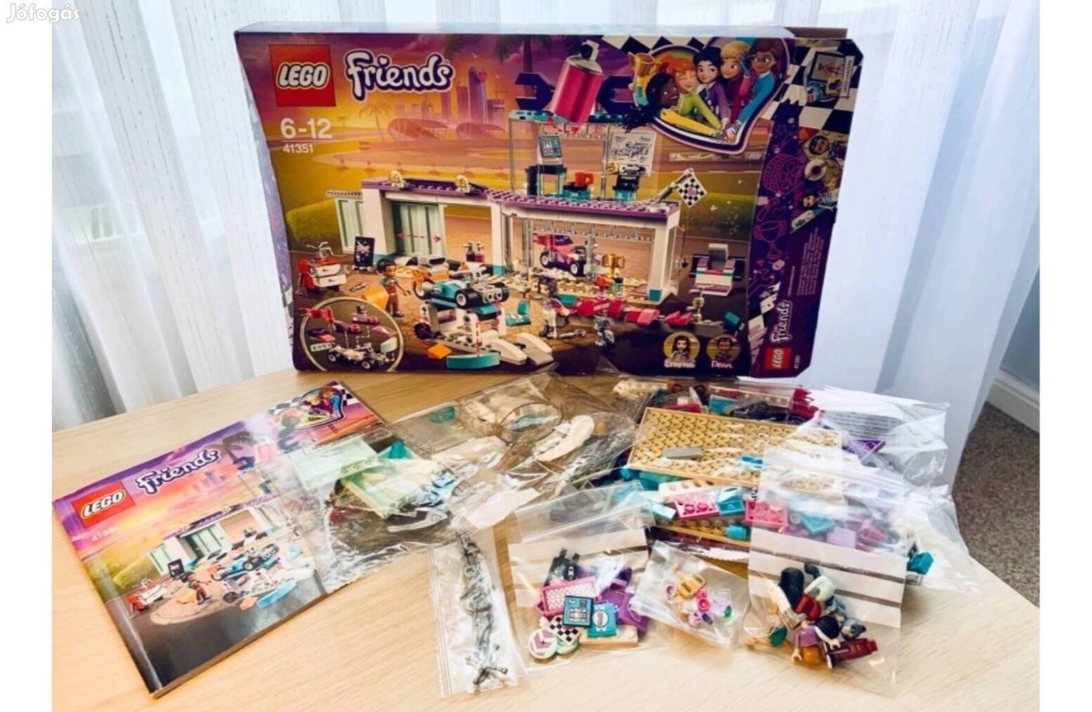 LEGO Friends Gokart sorozat 41351 Kreatív tuningüzlet