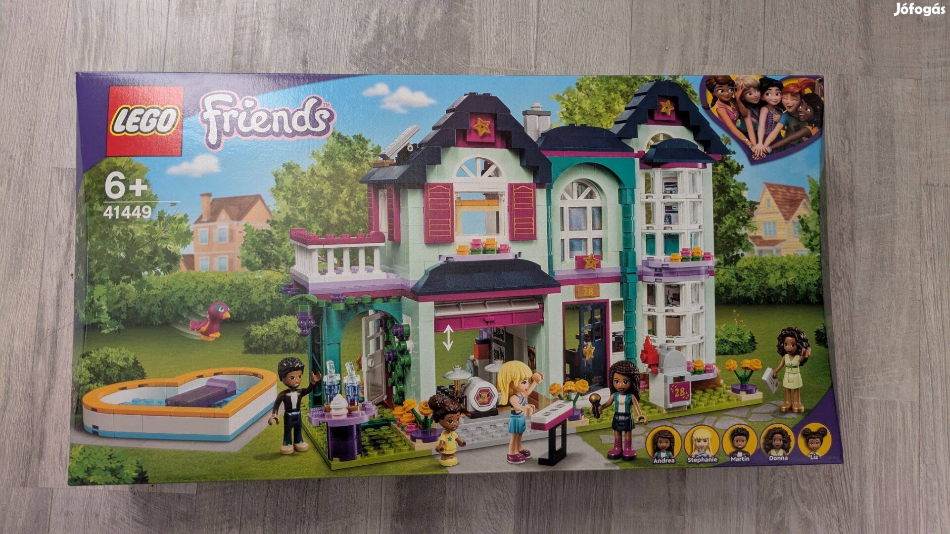 LEGO Friends - Andrea családi háza (41449) új, bontatlan